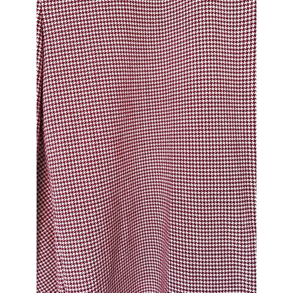 J. Jill Red Gingham Office Career Work Office Cropped Trouser Pants Size 10 - Picture 6 of 13